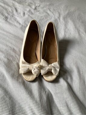 Cute Little Wedges With a Bow